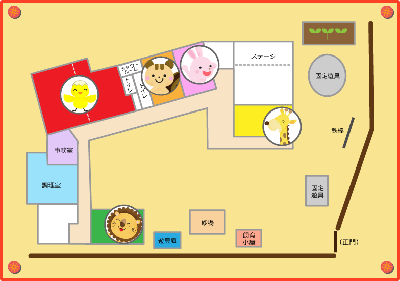 新川こども園　フロア図